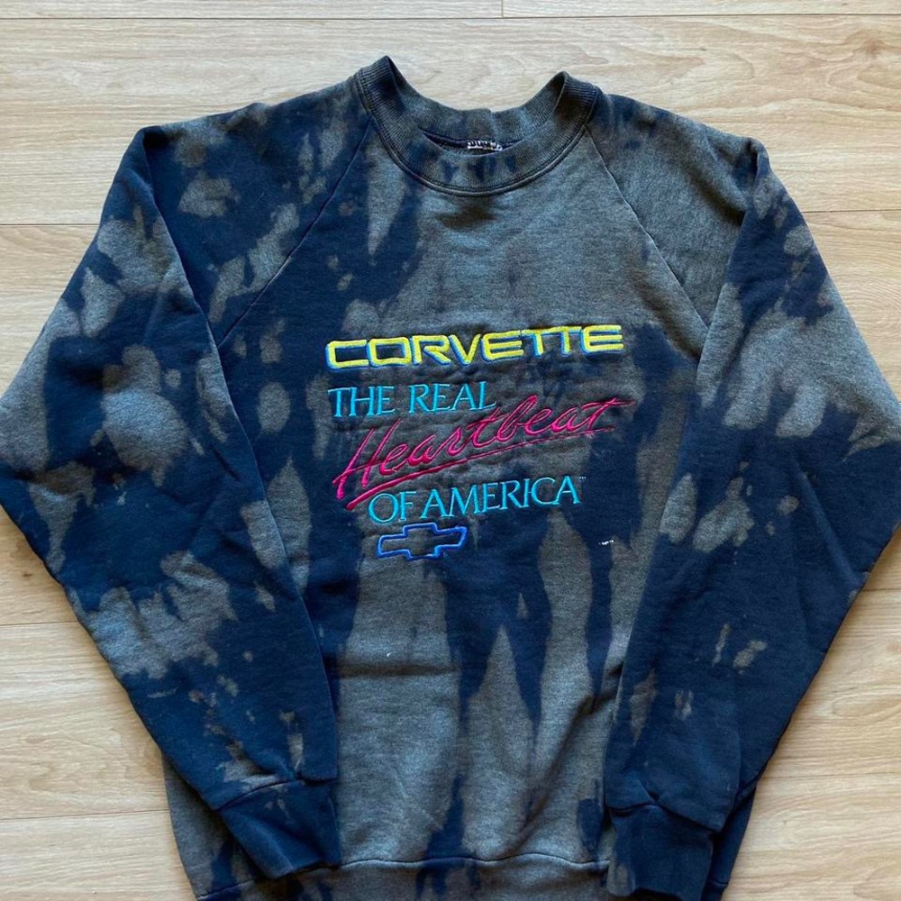 Vintage Faded Corvette Crewneck